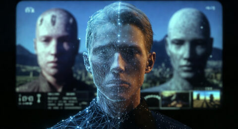 Cinematic AI-generated image of two action stars fighting in a rain-soaked neon alley, with digital pixels and data glitches representing ByteDance Seedance 2.0 video technology.