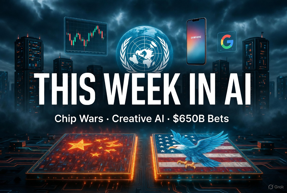 AI news this week - DeepSeek chip war Google creative AI UN panel Samsung Galaxy S26